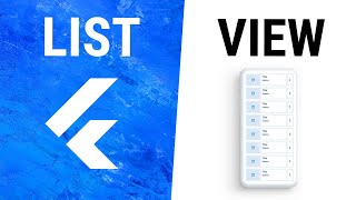 Flutter ListView Widget [upl. by Nairb547]