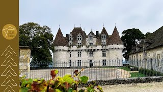 🏰 Château de Monbazillac  Dordogne vin wine frenchwine castle drone dordogne france [upl. by Monahon]