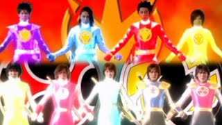 Super Sentai vs Power Rangers TeamUp Abaranger vs Hurricanger vs Dino Thunder vs Ninja Storm [upl. by Yousuf736]