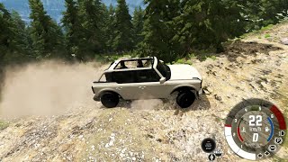 BeamNGdrive Ford Bronco Takes on Extreme Mountain OffRoad [upl. by Nylloc]