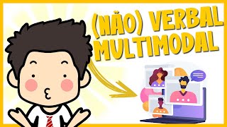 LÍNGUA PORTUGUESA  Linguagem Verbal Não verbal e Multimodal [upl. by Lara]