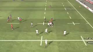 Rugby league 4 gameplay Bath vs Leicester Tigers [upl. by Bluefield]