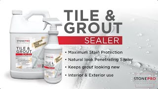 StonePro Tile amp Grout Sealer [upl. by Jenny339]