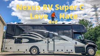 Nexus RV Super C Motorhome What We Love And Not So Much rvlife [upl. by Terti]