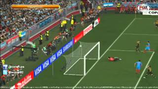 Arsenal vs Peñarol  Copa Libertadores 2014 Fecha 4  PES 2014 PS3 [upl. by Gnuy763]