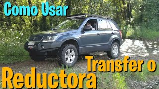 Como Utilizar la reductora o transfer Suzuki Grand vitara JT off Road✅ [upl. by Keily]