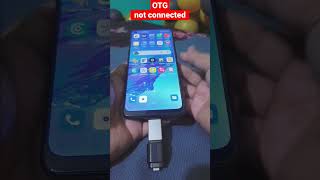 OTG not connected in mobile  Usb not connected in mobile  pen drive not connected shorts [upl. by Chaing]