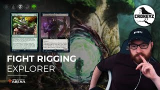 EXPLORER Golgari Fight Rigging Deck  CROKEYZ MTG Arena [upl. by Lewak]