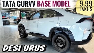 Tata Curvv Base Model Review  Insane  Tata Curvv Smart Petrol  Tata Curvv 2024 Base Model Diesel [upl. by Laurette]