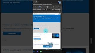 Easy Way to Download Windows 10 ISO File on Windows Pc thetechrider shorts windows tech [upl. by Gould571]