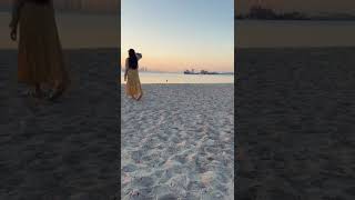 Dry Dock Beach Bahrain 🇧🇭🌊💙 shortvideo baharain visitbahrain explorebahrain beachvibes [upl. by Azar]