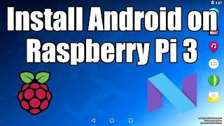 How to install RT android 71 to Raspberry Pi 3 Step by Step in HINDI [upl. by Ynnal181]