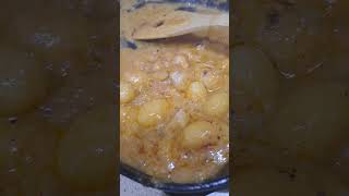 Korma Curry Sauce with potatoes chicken amp naan bread [upl. by Eelrebmyk]