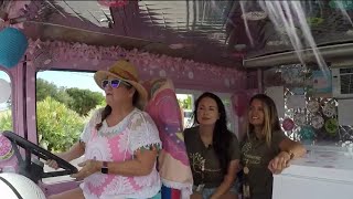 Brevard teachers tour neighborhoods in ice cream truck to encourage summer reading [upl. by Lois]