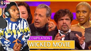 Wicked Stars Cynthia Erivo and Jeff Goldblum on Graham Norton Reaction [upl. by Yldarb184]