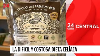 Barreras para celíacos alto costo y déficit nutricional en dieta sin gluten  24 Horas TVN Chile [upl. by Ardnasirk578]