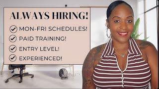 ALWAYS HIRING 5 HEALTHCARE COMPANIES WITH WORK FROM HOME JOBS ENTRY LEVEL amp HIGH PAYING JOBS [upl. by Abana]