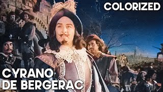 Cyrano de Bergerac  COLORIZED  Oscar Winning Movie  Classic Adventure Film [upl. by Shushan]