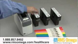 Zebra HC100 Wristband Printer from RMS Omega [upl. by Edva]