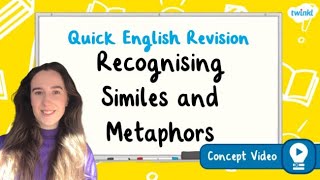 What Are Similes and Metaphors  KS2 English Concept for Kids [upl. by Moran]