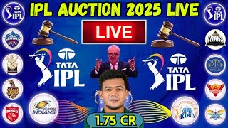 🔴IPL Auction 2025 Live  Tata IPL Player Draft  IPL Mega Auction Live  Part12 [upl. by Nosyt]