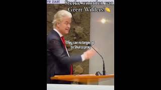 Powerful Words by Geert Wilders shorts [upl. by Savage881]