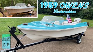 1959 Owens Runabout Rehab [upl. by Marguerite]