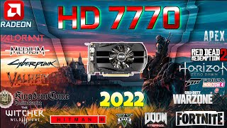 AMD HD 7770 in 60 Games 20222023 [upl. by Photina844]