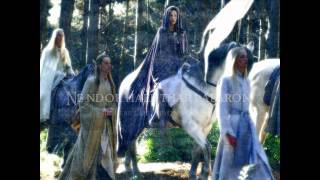 The Passing of the Elves A Elbereth Gilthoniel  2 VersionMix  Sindarin and English Lyrics [upl. by Nodlew]