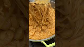 Easy creamy shrimp pasta [upl. by Arnst]