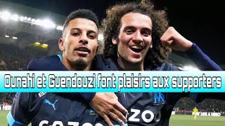 Guendouzi et Ounahi signent des autographes aux supporters [upl. by Ainos]