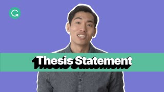 Thesis Statement Writing Guide [upl. by Ellinehc963]