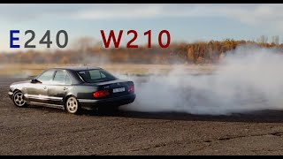 Mercedes Benz W210 E240 burnout [upl. by Ernaline]