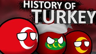 COUNTRYBALLS History of Turkey Türkiye Tarihi [upl. by Mungam]