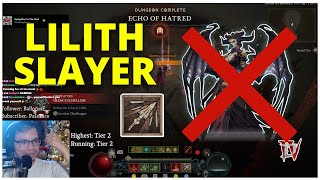 Final Slayer of the First Mother  Echo of Lilith Solo Kill  Diablo 4 [upl. by Willis]