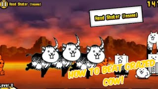 battle cats how to beat crazed cow [upl. by Ecart763]