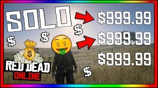 EASY SOLO UNLIMITED MONEYXP GLITCH IN RED DEAD ONLINE [upl. by Aettam934]