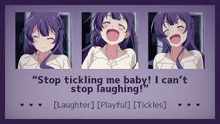 Distracting your girlfriend with tickles ASMR Girlfriend RP F4A Laughter Playful Tickles [upl. by Scrivens]