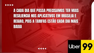 Tem que ter paciência e controle emocional nos aplicativos Uber e 99 Pop em Brasília e região [upl. by Beaudoin]