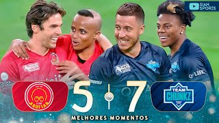 KAKÁ HAZARD DROGBA E OUTROS CRAQUES DERAM SHOW EM PARTIDA BENEFICENTE COM AS LENDAS E INFLUENCERS [upl. by Niamrahc73]