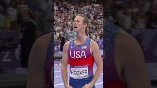 What a finish 🤯 Cole Hockers stunning gold in the mens 1500m at Paris2024 Olympics [upl. by Bendix]