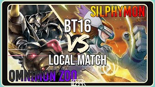 Omnimon Zoo vs Silphymon Digimon TCG BT16 Local Match Match Commentary [upl. by Anirak]