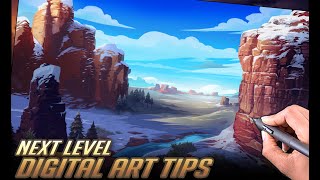 NEXT LEVEL Digital art tips  Desert snow [upl. by Alahsal]