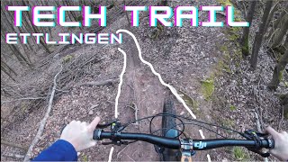 Technischer Trail in Ettlingen  Dji osmo action 3 [upl. by Seaver259]