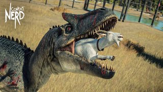 Capturing an Allosaurus — Jurassic World Evolution 2 2 [upl. by Prue817]