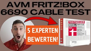 AVM FRITZ Box 6690 Cable Test Erfahrungen Review Unboxing [upl. by Htnicayh]