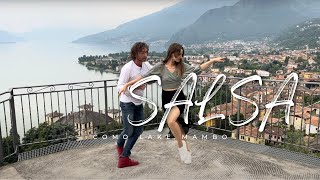 🏔️ SALSA WITH AMAZING VIEW  COMO SCENIC ROUTE VIEWPOINT in 🇮🇹 ✨ Fabricando Fantasías  Tito Nieves [upl. by Ykceb]