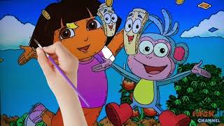 Dora drawing coloring and painting [upl. by Leavy]