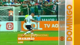 Chamada vertical Programação de domingo na Globo SP 23092018 [upl. by Einnos946]