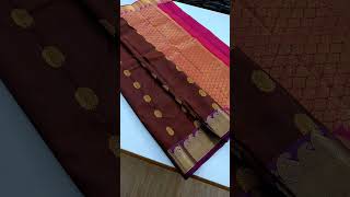 Kanchipuram Pure Soft Silk Saree Rs6250 For Booking 7094699045 Sri Kamatchi Silks Center [upl. by Funch]